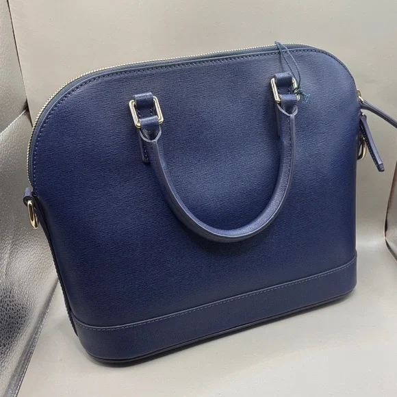 Dooney & Bourke Marine Saffiano Leather Satchel - Picture 3 of 7